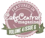 As featured in Cake Central Magazine - Volume 4, Issue 6.